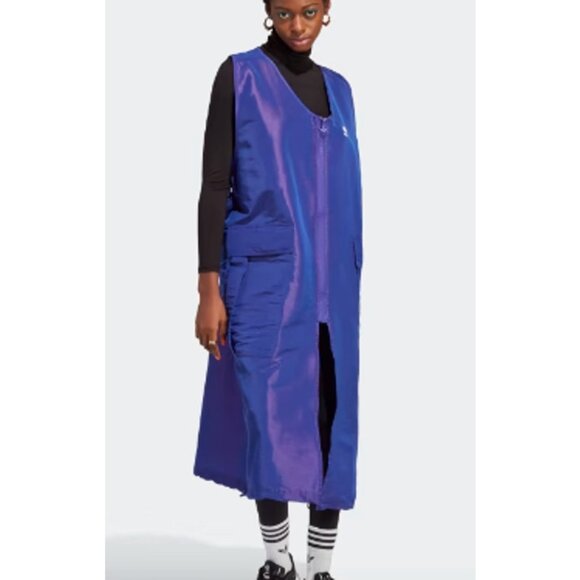 adidas Always Original Windbreaker Purple L - Picture 3 of 6